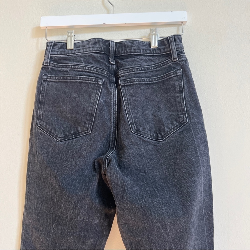 Abercrombie & Fitch Black High Rise Mom Jeans 27/4R - Picture 5 of 8